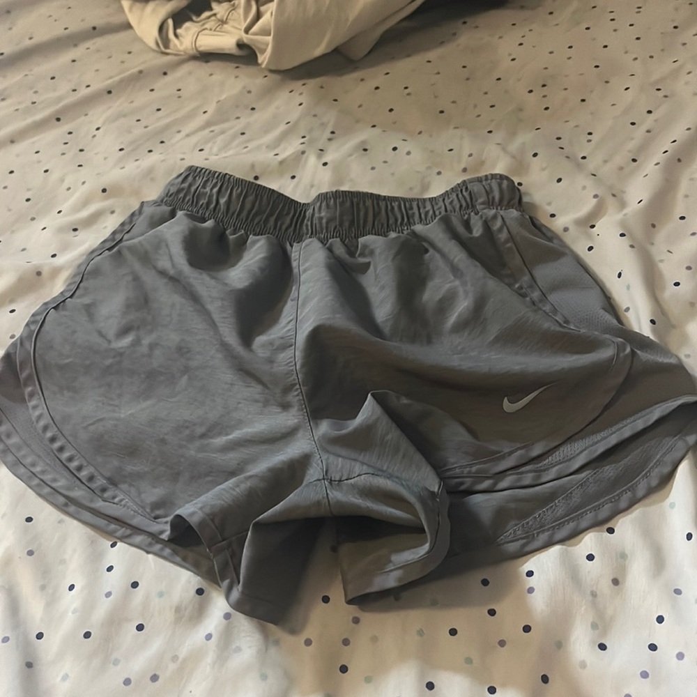 Gray Nike shorts size extra small, super comfy worn once and in great condition!